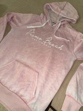 pismo Beach California Pink Hoodie Sweatshirt